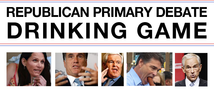 The Republican Primary Debate Drinking Game