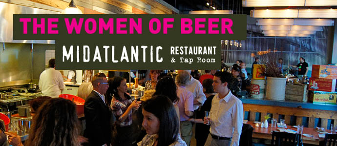 Women of Beer Dinner at MidAtlantic, Oct 25