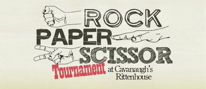 Wed Night Rock, Paper, Scissors Tournament at Cav's Rittenhouse