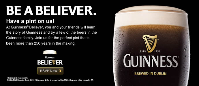 Become a Guinness Believer