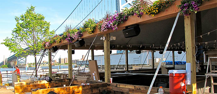 Morgan's Pier: New Backyard Beer Garden on the Delaware