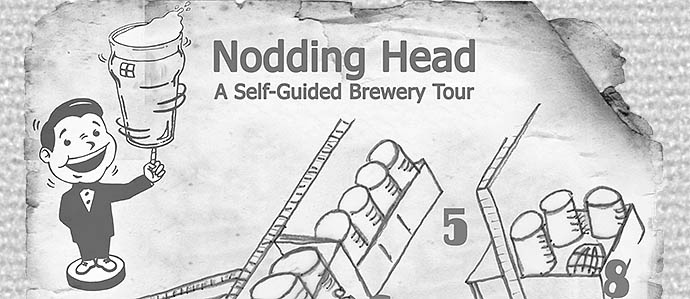 Take a Self-Guided Tour Through Nodding Head's Brewery 