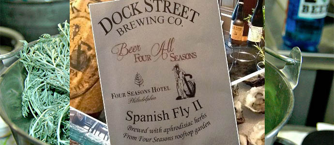 Four Seasons and Dock Street Brewing Spanish Fly Happy Hour, October 17