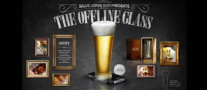 The Offline Glass Takes Aim at Smartphone Use in Bars