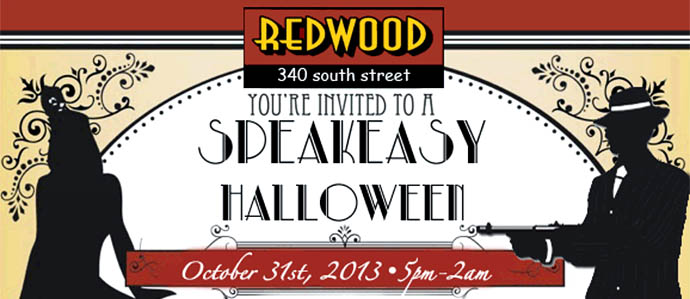 Redwood Speakeasy Halloween, October 31