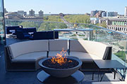 The Logan Hotel Opens Assembly Rooftop Bar With Incredible Views of the Parkway