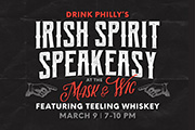 Get in the Irish Spirit at Drink Philly's Irish Spirit Speakeasy, March 9