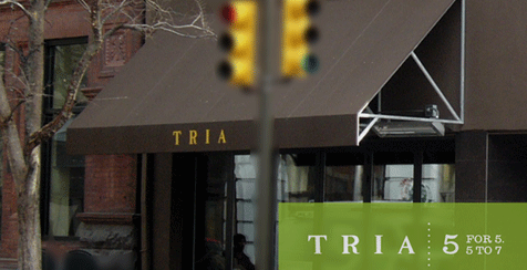 5 for 5 Happy Hour or: How I Learned to Stop Worrying, and Love Living Across the Street from Tria
