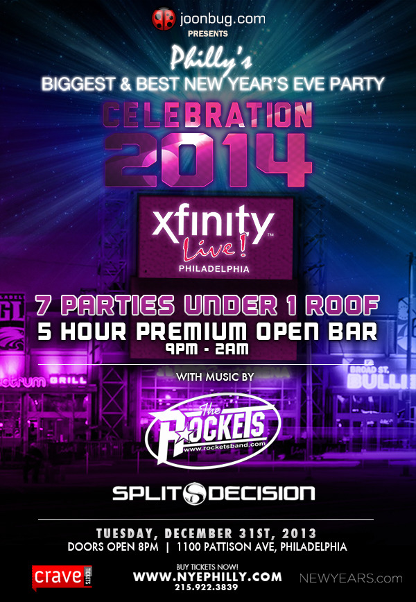 2013 NYE at Xfinity Live!