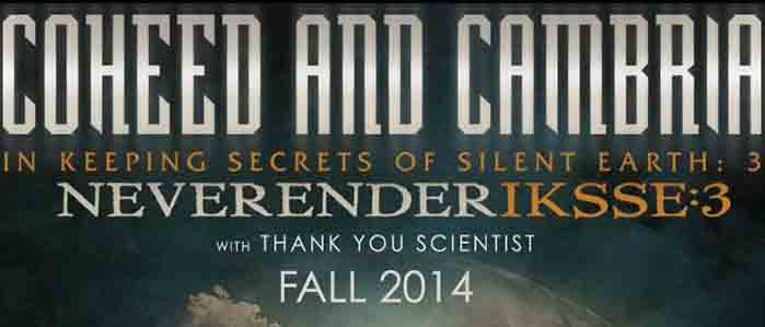 Win Tickets to See Coheed and Cambria and Thank You Scientist at the Tower Theater, Sept 24!