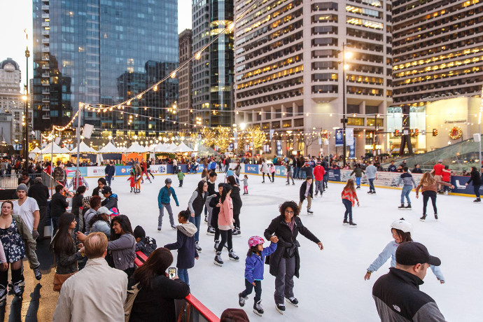 Dilworth Park's Skating Rink and Holiday Market Open This Week